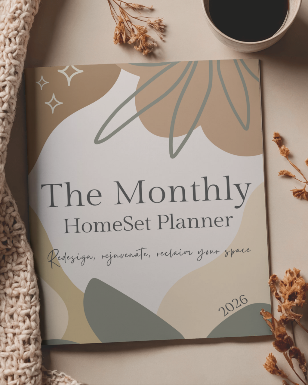 Monthly HomeSet Planner - Digital Download