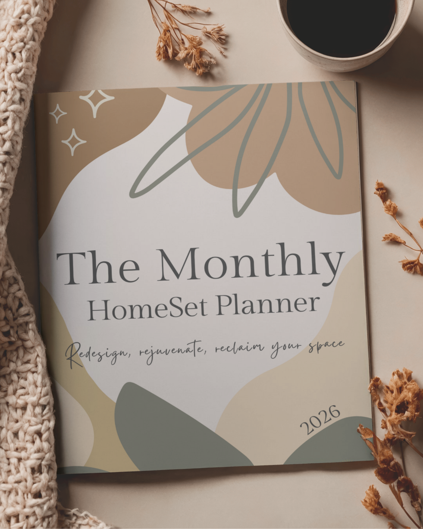 Monthly HomeSet Planner - Digital Download